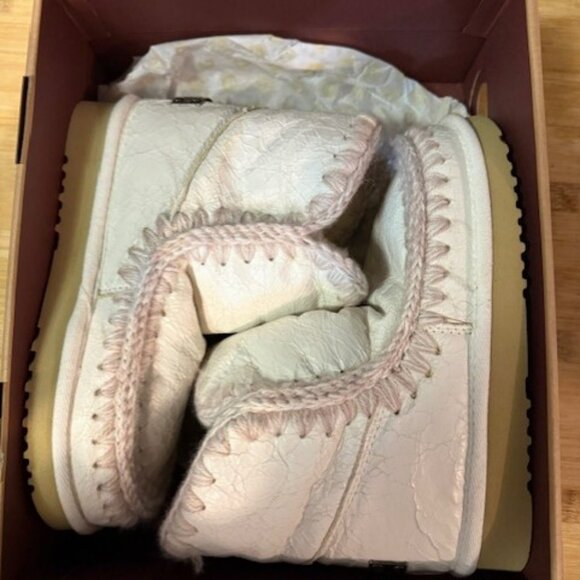Mou 18 White Sheepskin Boot - Picture 6 of 16